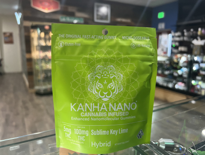 Kanha NANO Sublime Key Lime Gummies 100mg THC