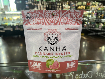 Kanha Pink Guava Gummies 100mg THC