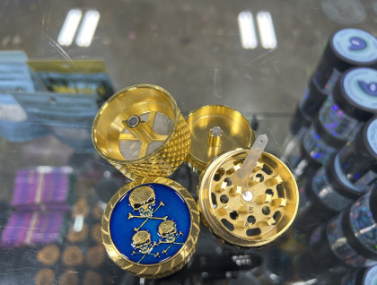 Grinder 4pcs Skull Print 40mm