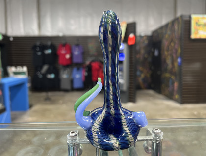Wig Wag Swirl Double Horn Handpipe