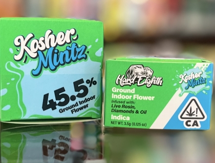 Hard Eighth Kosher Mintz 3.5g Infused Pre-Ground Flower