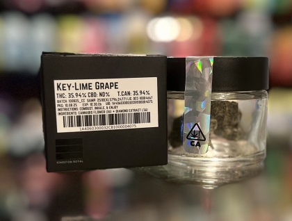 Kingston Royal VS1 Key-Lime Grape 3.5g Diamond Infused Flower