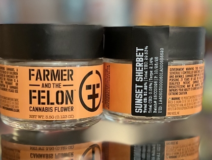 Farmer and the Felon Sunset Sherbet 3.5g Flower