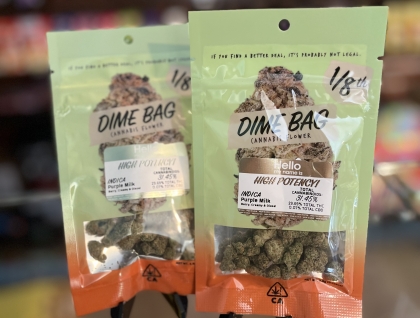 Dime Bag Purple Milk 3.5g Flower