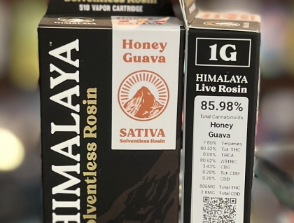 Himalaya Honey Guava 1g Solventless Rosin Cartridge