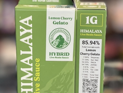 Himalaya Lemon Cherry Gelato 1g Live Resin Cartridge