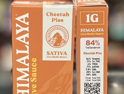 Himalaya Cheetah Piss 1g Live Resin Cartridge