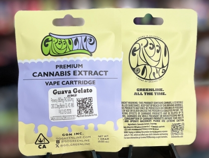 Greenline Guava Gelato 1g Cartridge