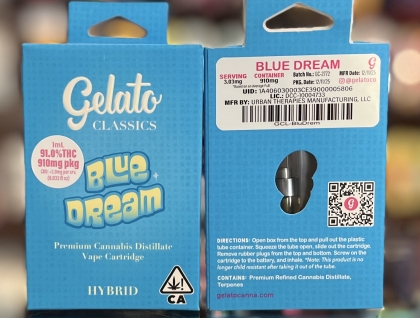Gelato Classics Blue Dream 1g Cartridge