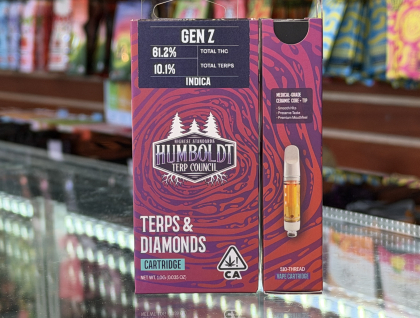 Humboldt Terp Council Gen Z 1g Live Resin Cartridge