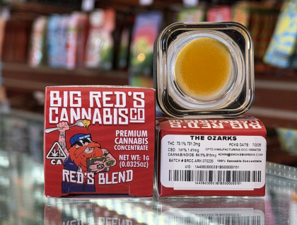 Big Red's The Ozarks 1g BHO Badder