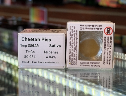 Himalaya Cheetah Piss 1g Live Resin Sugar
