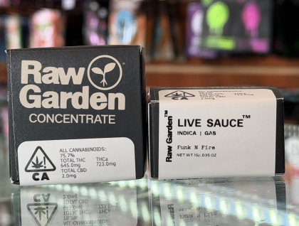 Raw Garden Funk N Fire 1g Live Sauce