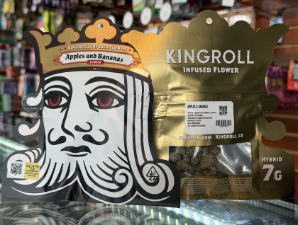 Kingroll Apples & Bananas 7g Infused Flower
