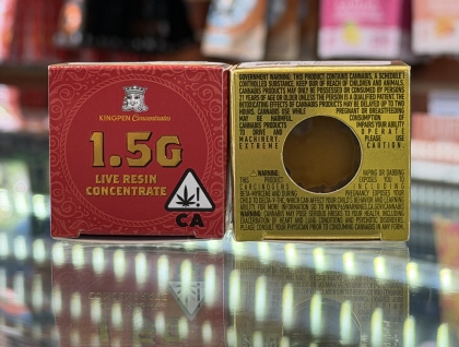 Kingpen Golden Goat 1.5g Live Resin Badder