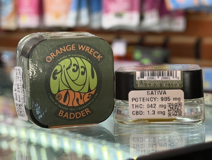 Greenline Orange Wreck 1g Badder