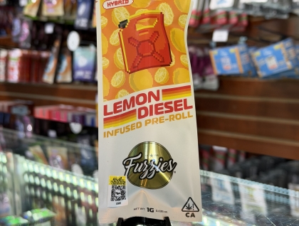 Fuzzies Lemon Diesel 1g Infused Preroll