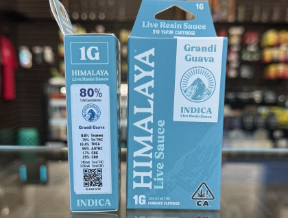 Himalaya Grandi Guava 1g Live Resin Cartridge