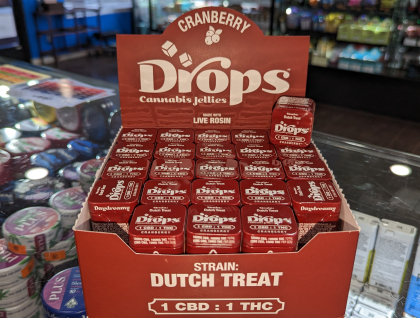 Drops CBD 1:1 Dutch Treat Cranberry 2pc Gummies
