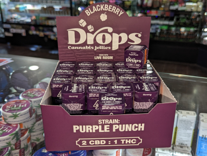 Drops CBD 2:1 Purple Punch Blackberry 2pc Gummies
