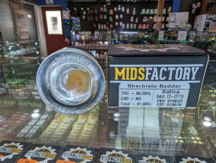 Midsfactory Sherblato Cured Resin Badder 1g Concentrate