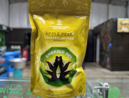 Emerald Sky Gummies Sparkling Pear 100mg Edibles