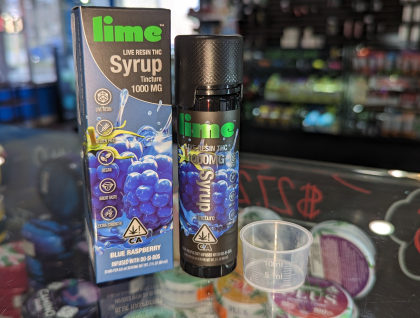 Lime Blue Raspberry Live Resin Syrup 1000mg Tincture