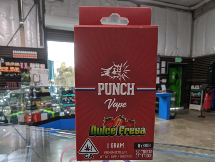 Punch  Dulce Fresa 1g Dist. Cartridge