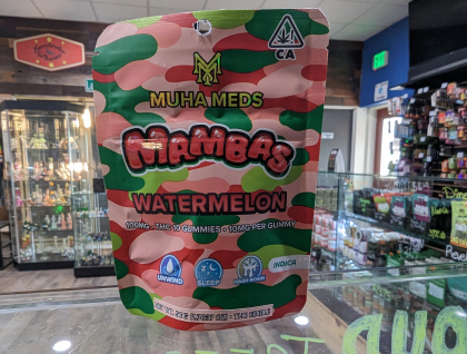 Muha Meds Mambas Watermelon100mg Gummies