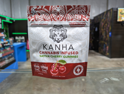 Kanha Cherry 100mg THC Gummies