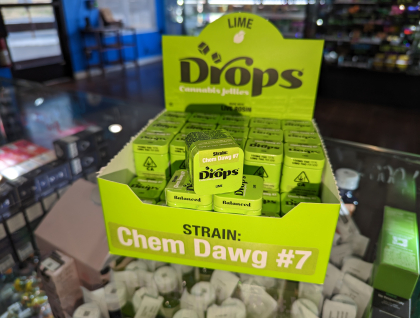 Drops Chemdawg #7 Lime 100mg 2pc Gummies