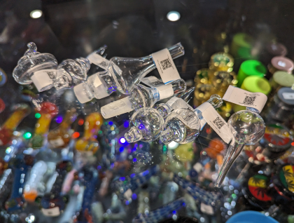 Clear Glass Carb Cap