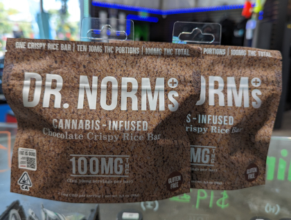Dr. Norm's 100mg Chocolate Rice Krispy Treat