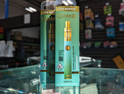 Dime Industries Kush Mints Live Reserve 1g Disposable Cartridge