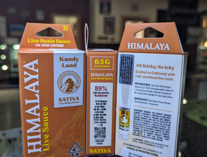 Himalaya Live Resin Sauce Kandyland 0.5g Cartridge