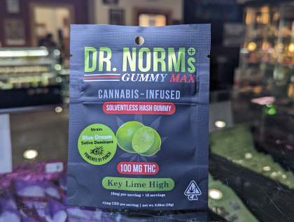Dr. Norm's MAX Key Lime Hash Gummy 100mg Edibles
