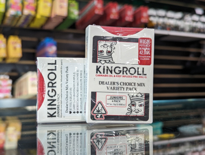 Kingroll Jr. Mix Variety 4-Pk 0.75g Infused Preroll