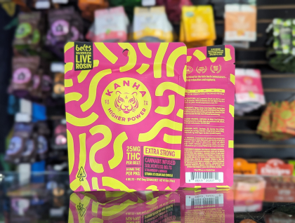 Kanha Nano Solventless Rosin Belts Strawberry Lemonade 100mg Edibles