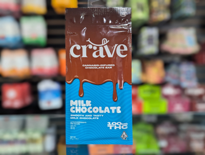 Crave Milk Chocolate Bar 100mg