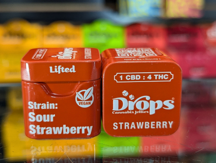 Drops CBD 1:4 Strawberry 100mg 2pc Gummies
