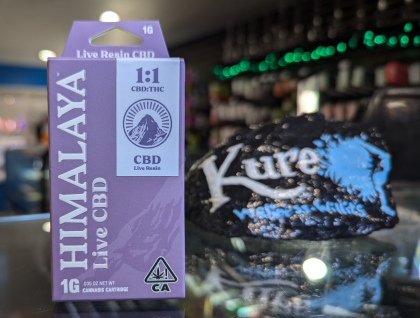 Himalaya Live Resin CBD 1:1 1g Cartridge