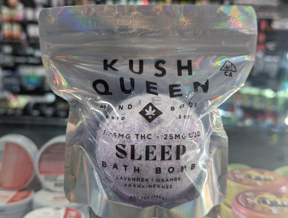 Kush Queen Sleep 1:1  25mg Bath Bomb