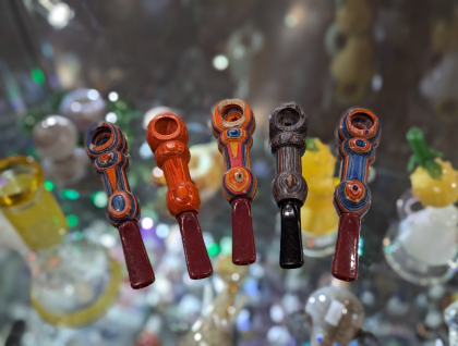 Wood Pipe No Lid Fancy (854)