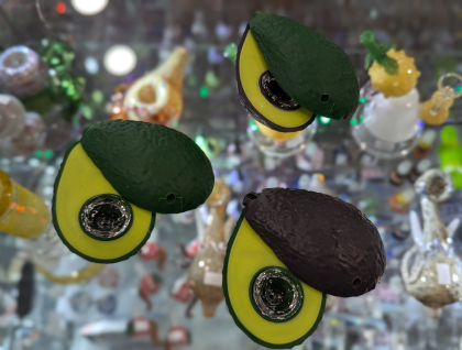 Silicon Avocado Hand Pipe (179)