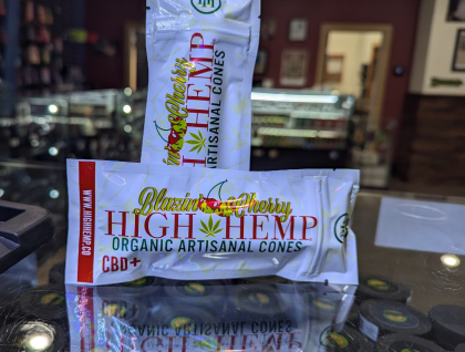 High Hemp Organic Cones Cherry 2pk