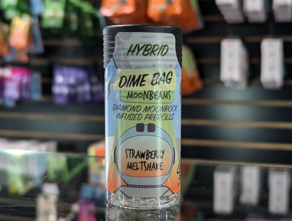 Dime Bag Moonbeams Strawberry Meltshake 2.5g Infused Preroll 5pk