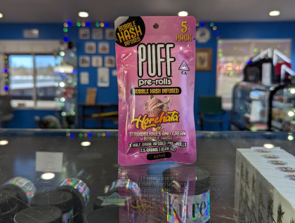 Puff 5-Pack Horchata x Strawberry & Cream Bubble Hash Preroll 2.5g