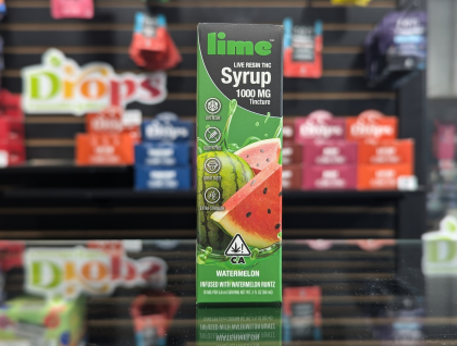 Lime Watermelon Live Resin Syrup 1000mg Tincture