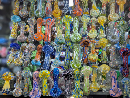 Mixed Color Handpipe 3"