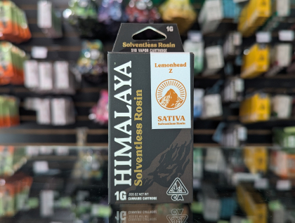 Himalaya Lemonhead Z 1g Solventless Rosin Cartridge